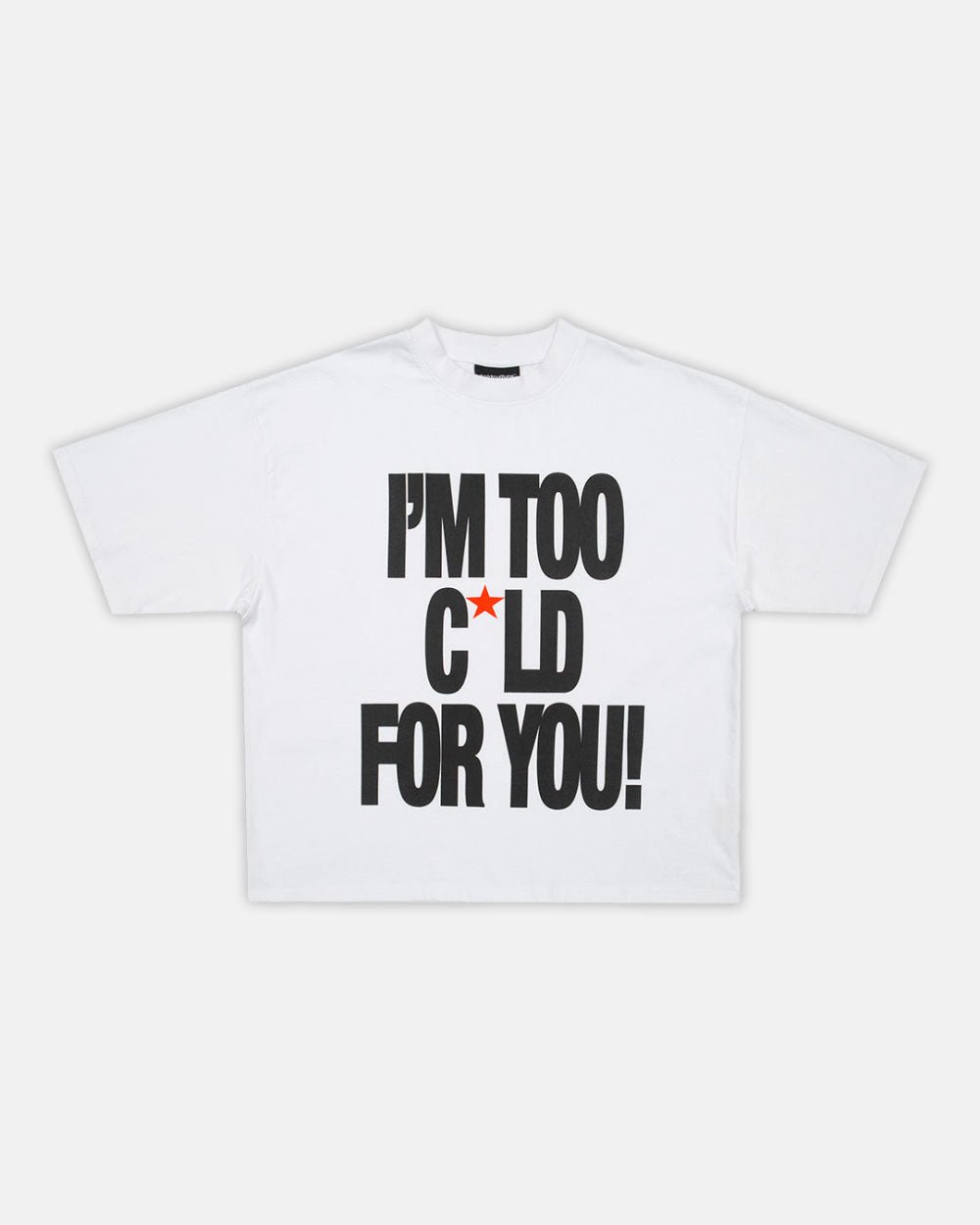 IM TOO COLD TEE WHITE - COLD CULTURE