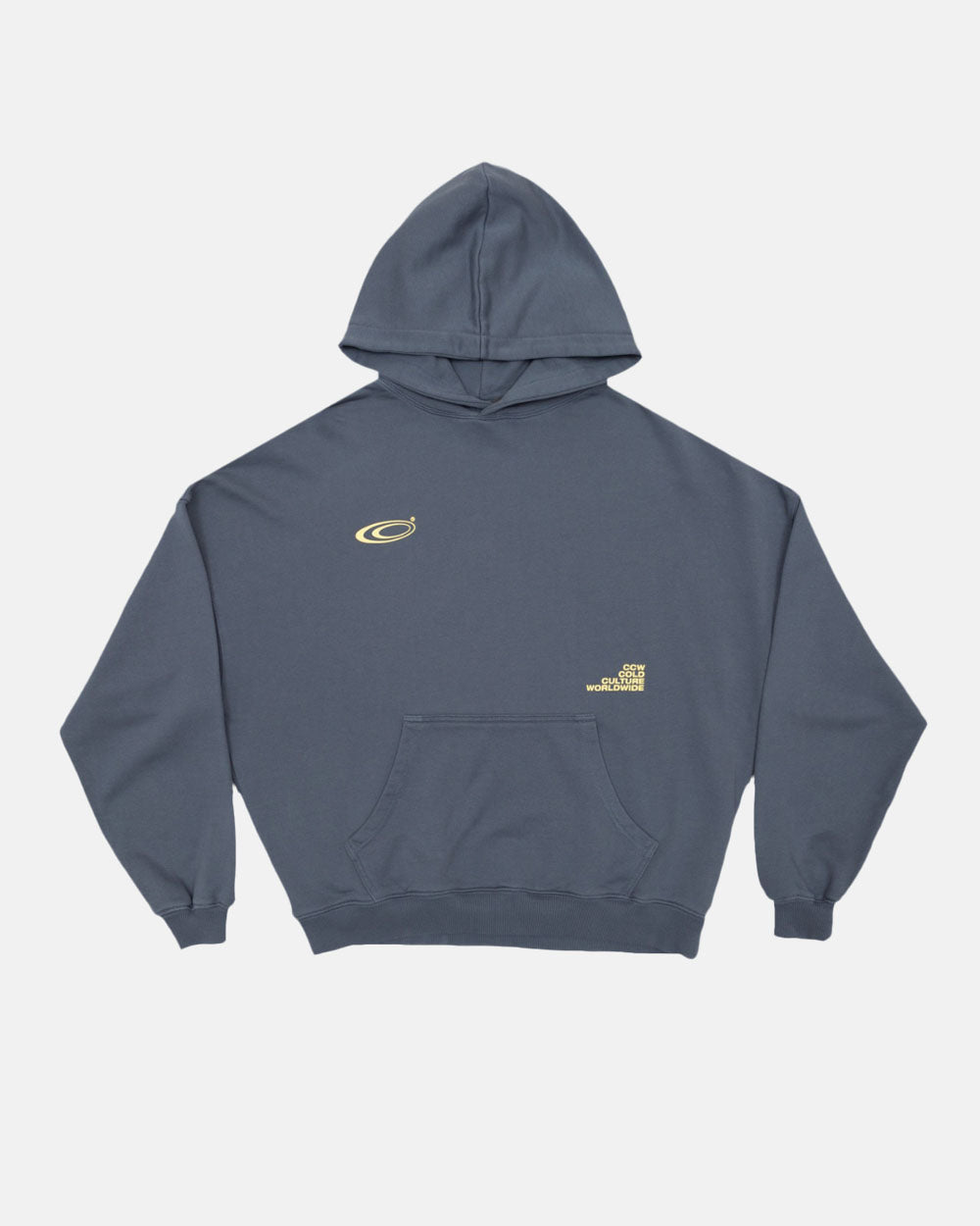 INDUSTRIAL HOODIE DARK BLUE - Cold Culture