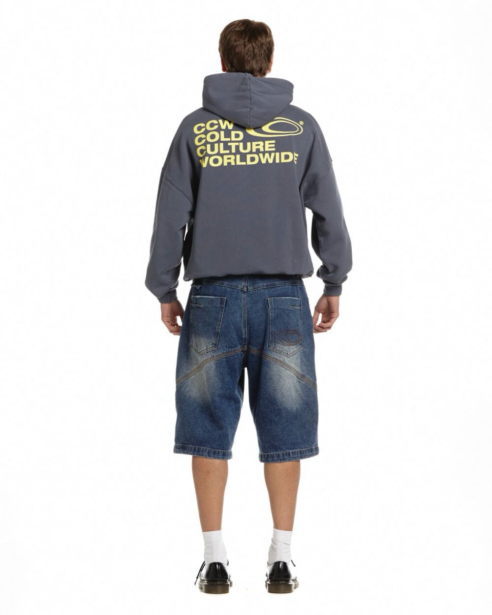 INDUSTRIAL HOODIE DARK BLUE - Cold Culture
