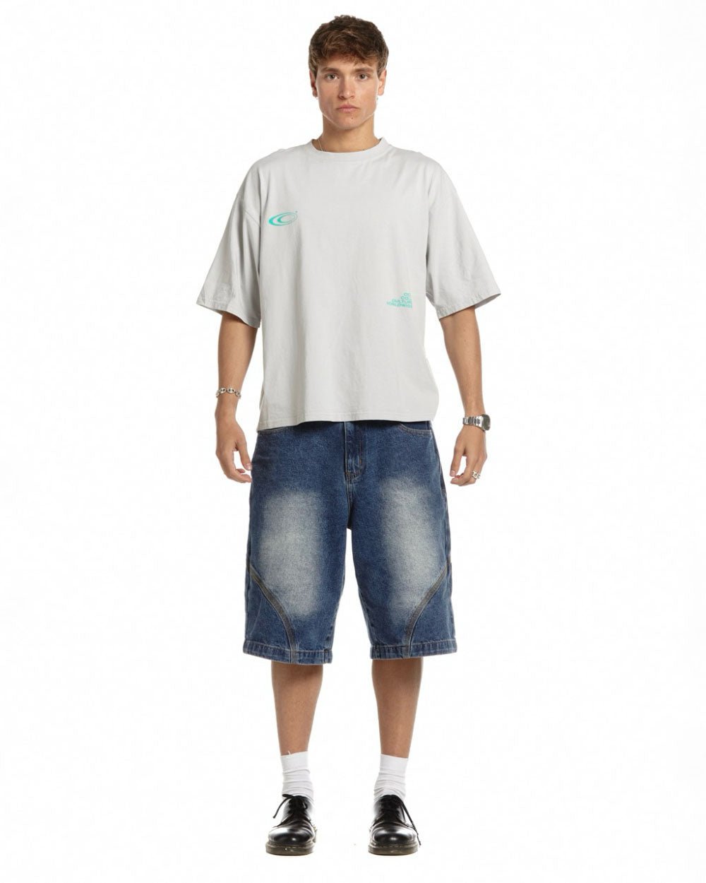 INDUSTRIAL TEE AIRBRUSH GREY - COLD CULTURE