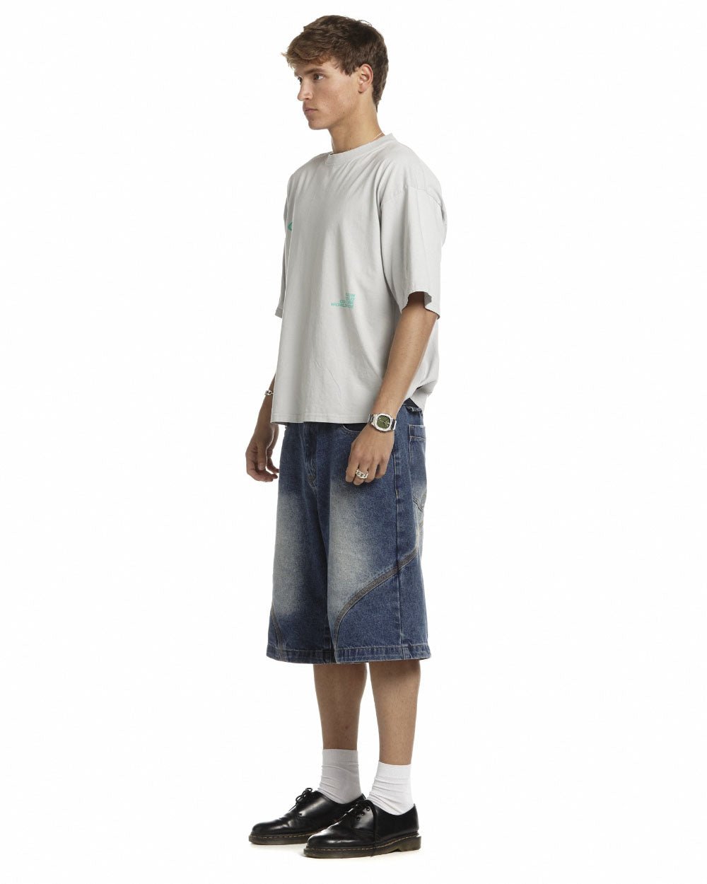 INDUSTRIAL TEE AIRBRUSH GREY - COLD CULTURE