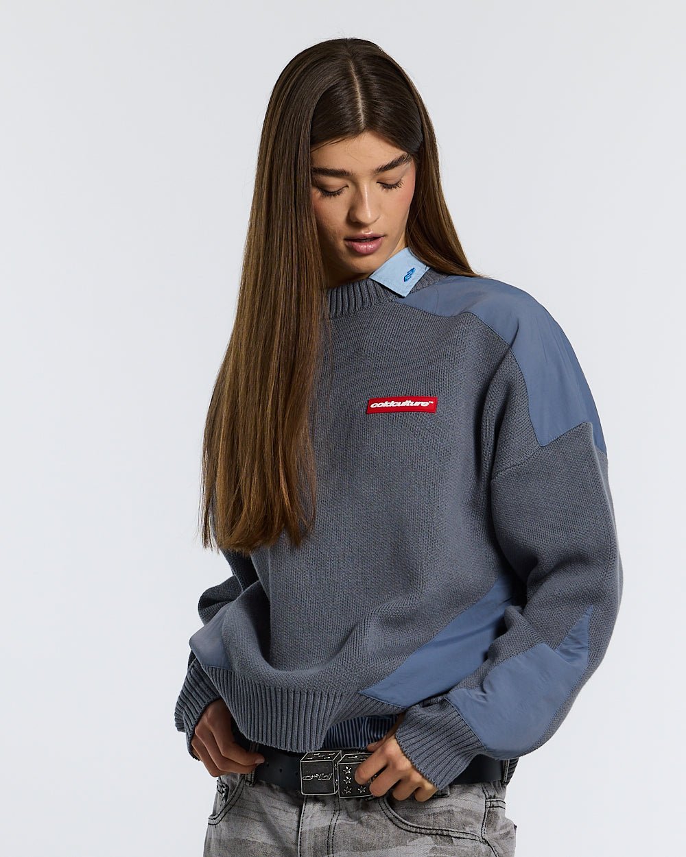 INFRARED KNIT GUNMETAL GREY - COLD CULTURE #woman