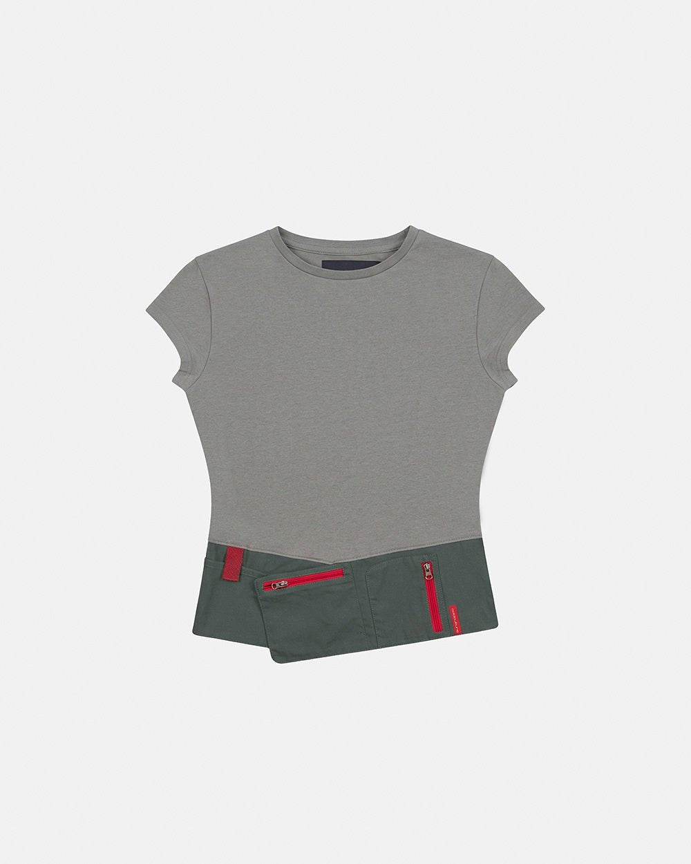 INTERFACE BABY TEE WOMAN MILITARY GREEN - Cold Culture #packshot