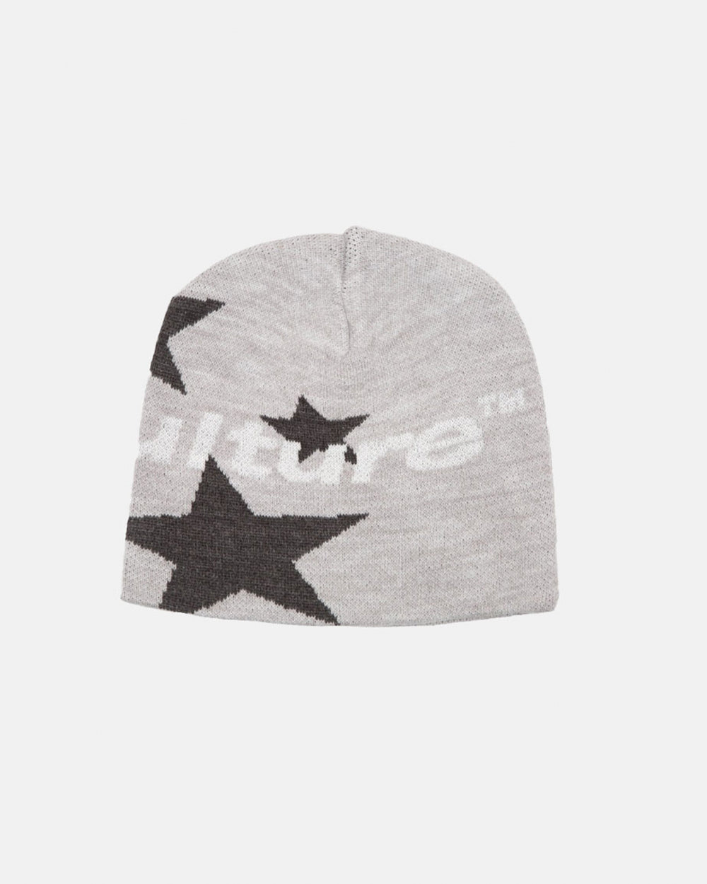 ITALIC STARS BEANIE ULTRA LIGHT GREY - COLD CULTURE