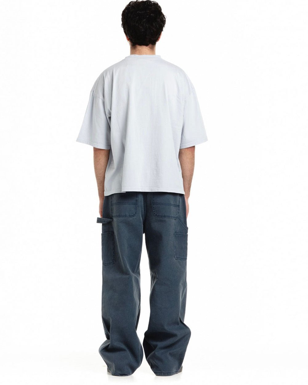 ITALIC STARS TEE PALE BLUE - COLD CULTURE