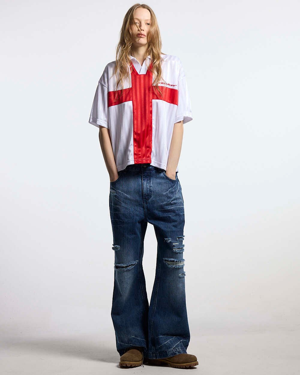 JR FOLKS POLO WHITE - Cold Culture #woman