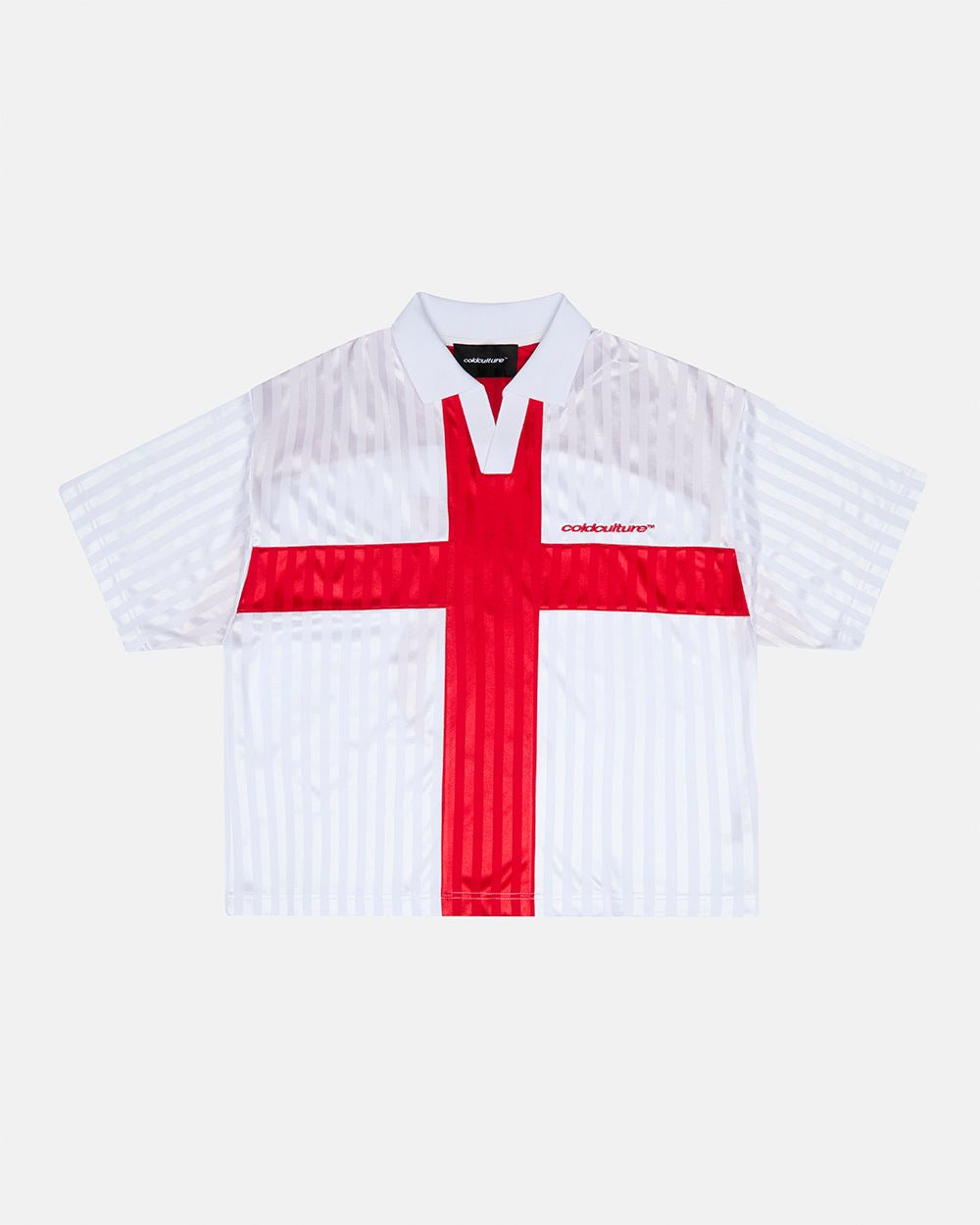 JR FOLKS POLO WHITE - Cold Culture