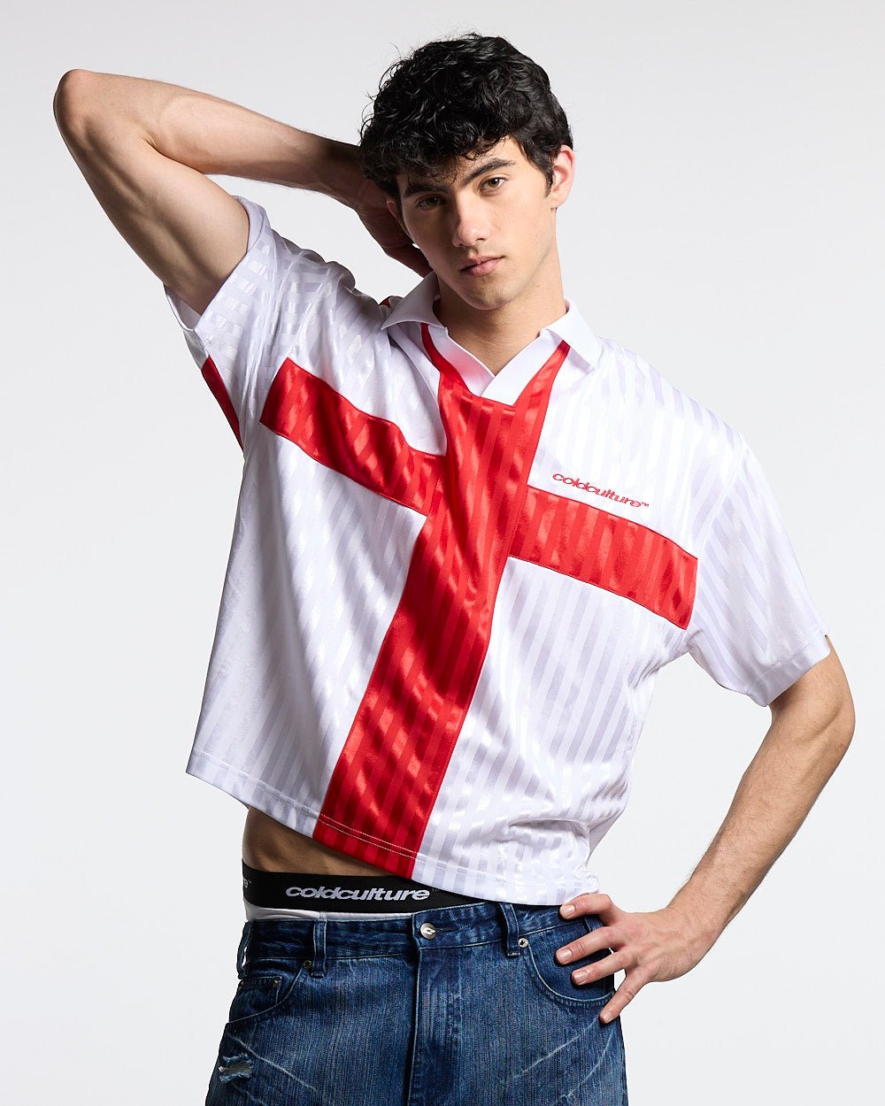 JR FOLKS POLO WHITE - Cold Culture #man