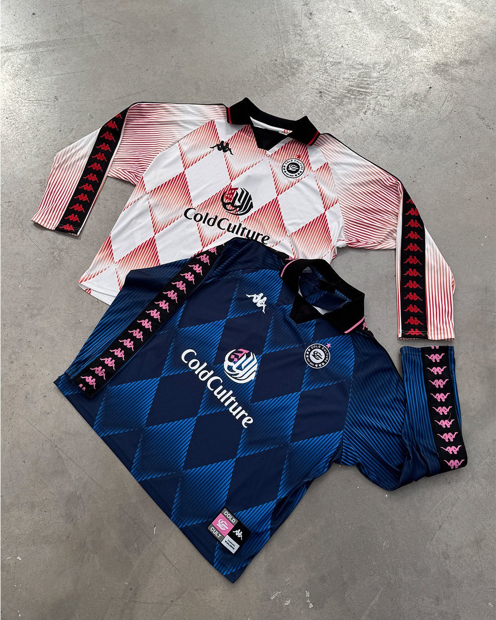 KAPPA X COLD CULTURE LONGSLEEVE BLUE - COLD CULTURE