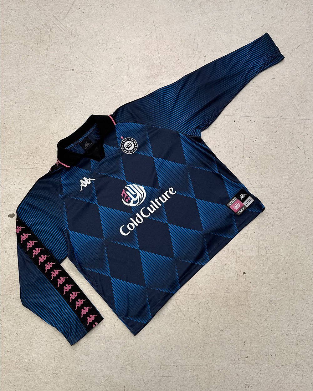 KAPPA X COLD CULTURE LONGSLEEVE BLUE - COLD CULTURE