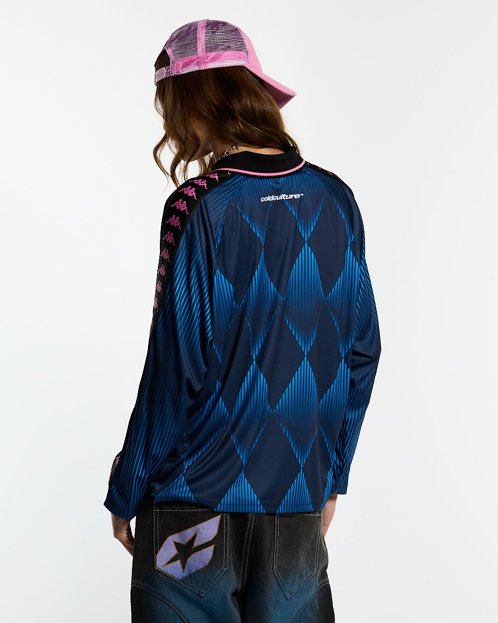 KAPPA X COLD CULTURE LONGSLEEVE BLUE - COLD CULTURE