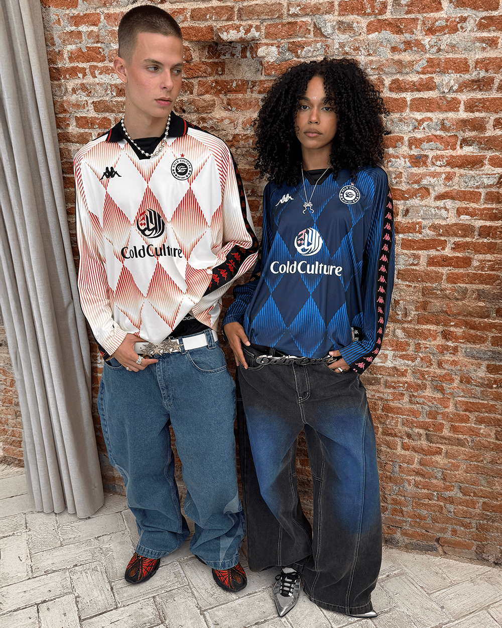 KAPPA X COLD CULTURE LONGSLEEVE BLUE - COLD CULTURE