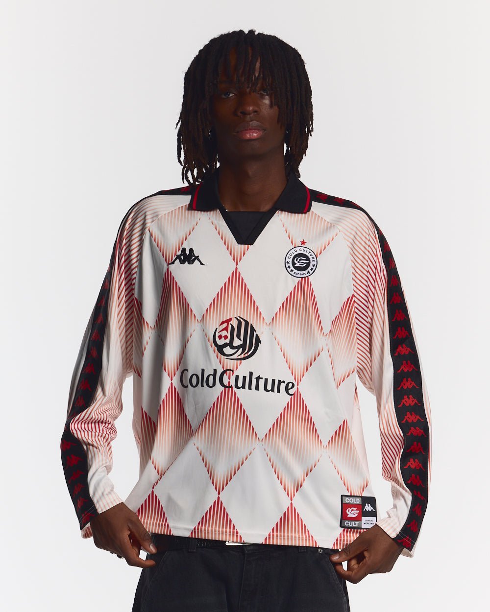 KAPPA X COLD CULTURE LONGSLEEVE RED - COLD CULTURE #man