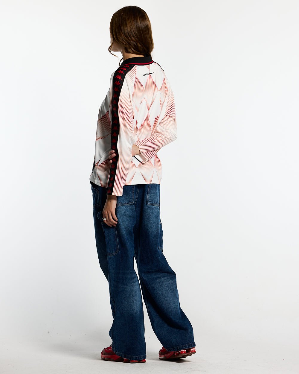 KAPPA X COLD CULTURE LONGSLEEVE RED - COLD CULTURE