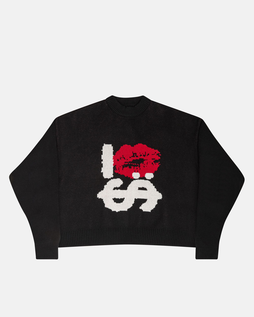 KISSES AND DOLLAR KNIT BLACK - COLD CULTURE