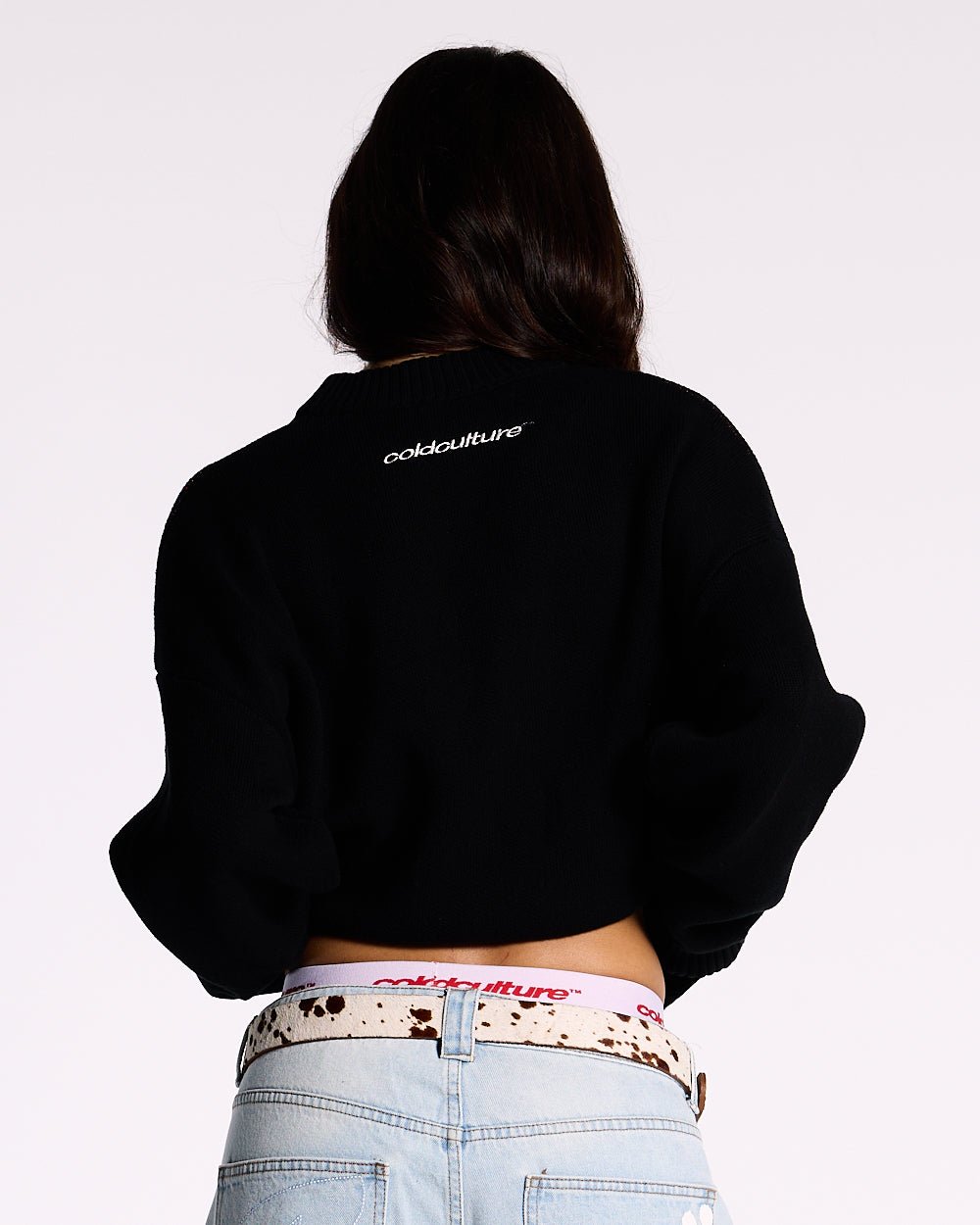 KISSES AND DOLLAR KNIT BLACK - COLD CULTURE