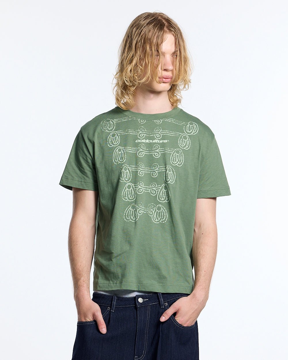 KNOTTING HILL TEE GREEN - Cold Culture #man