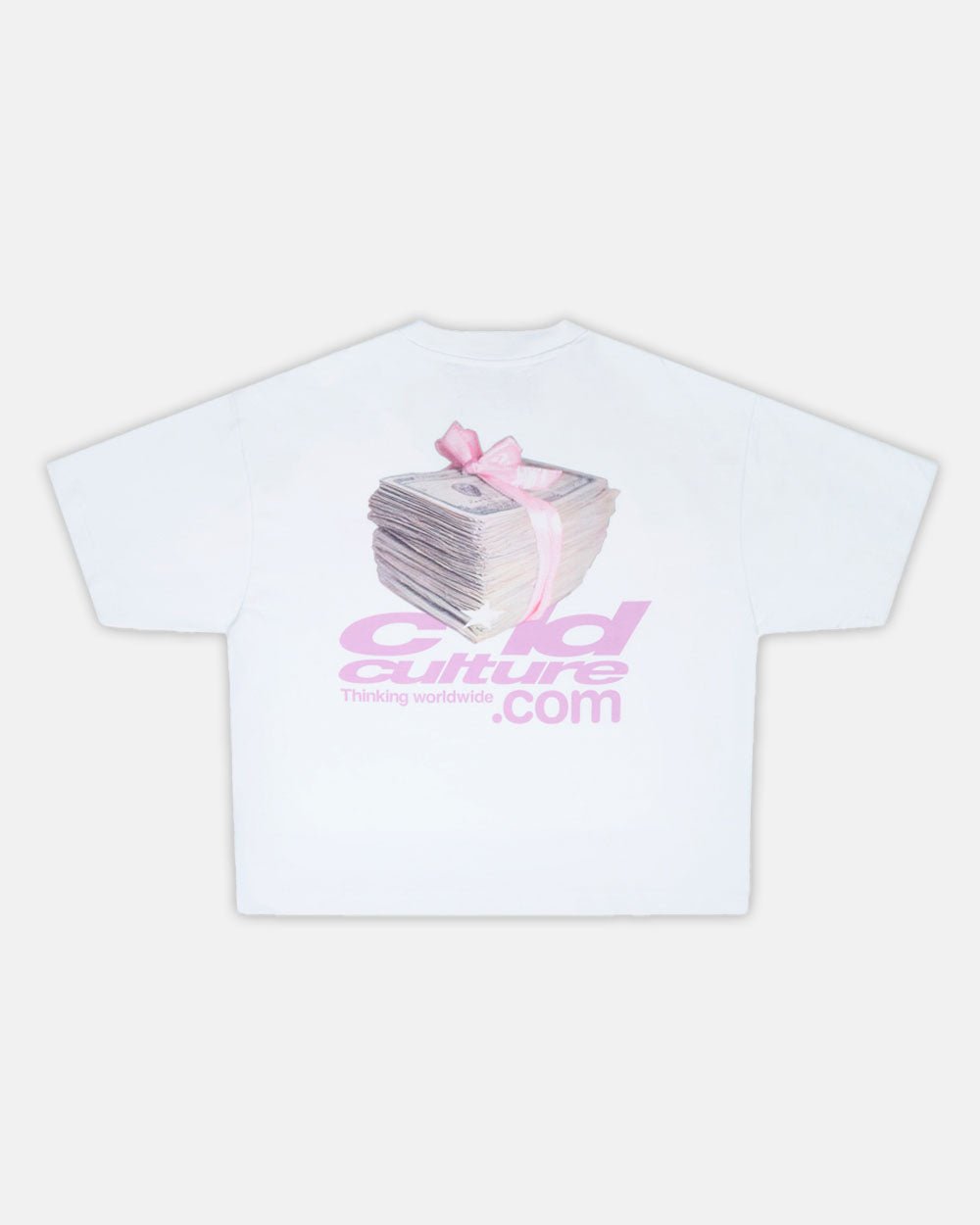 LACE UP TEE WHITE - COLD CULTURE