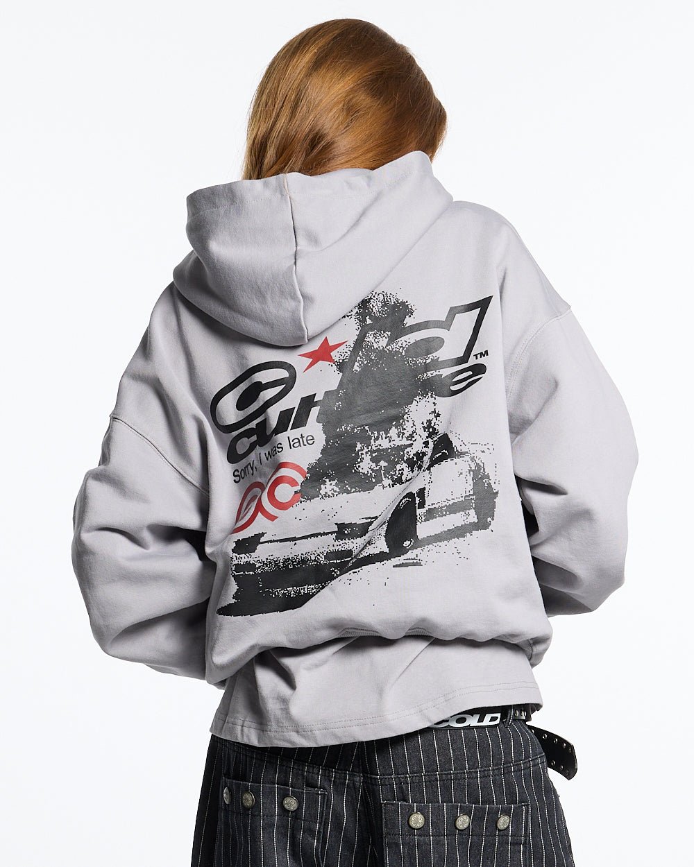 LATE HOODIE GREY - COLD CULTURE