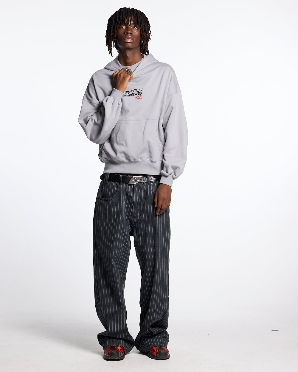 LATE HOODIE GREY - COLD CULTURE