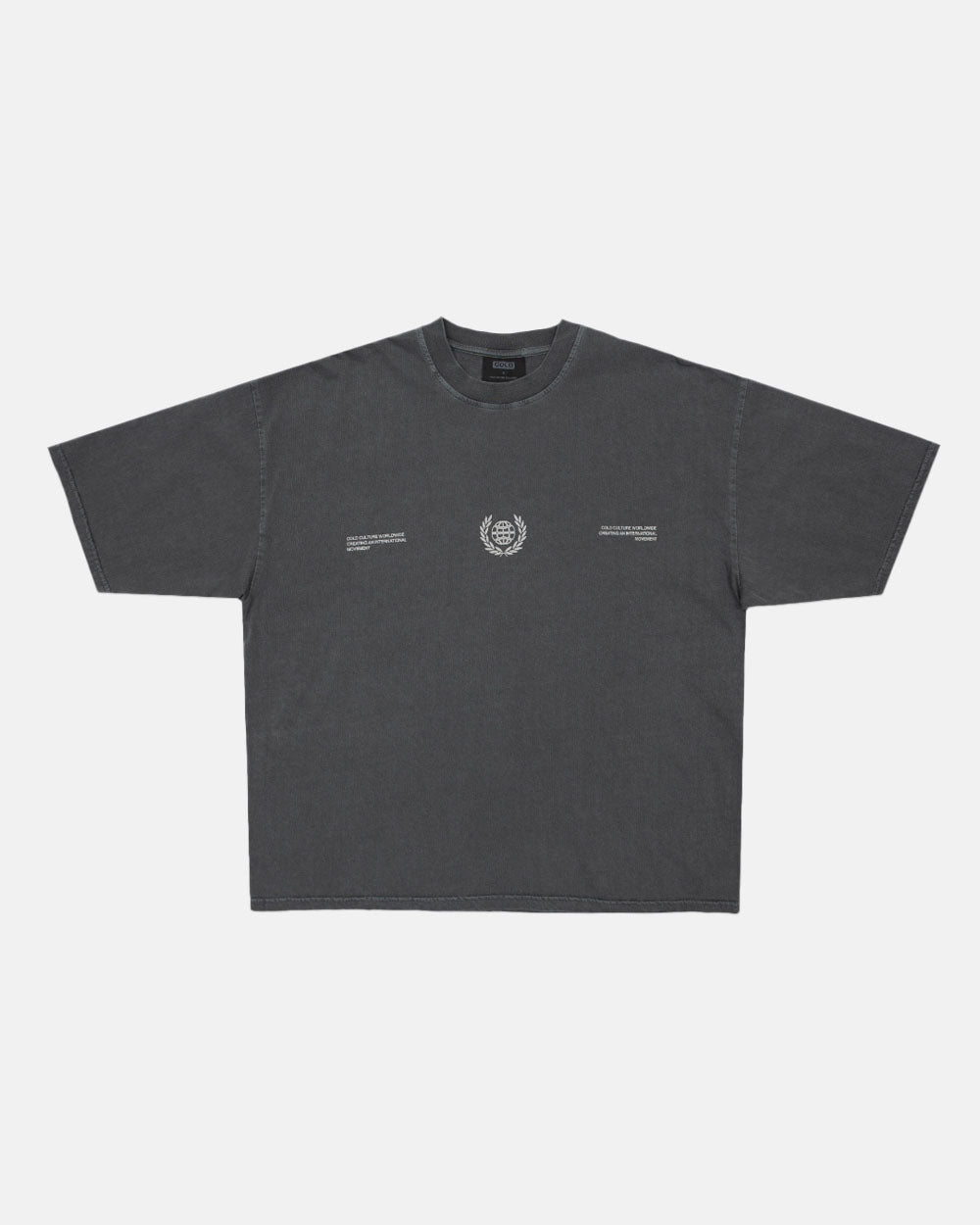 LAUREL WORLD TEE DUST GREY - COLD CULTURE