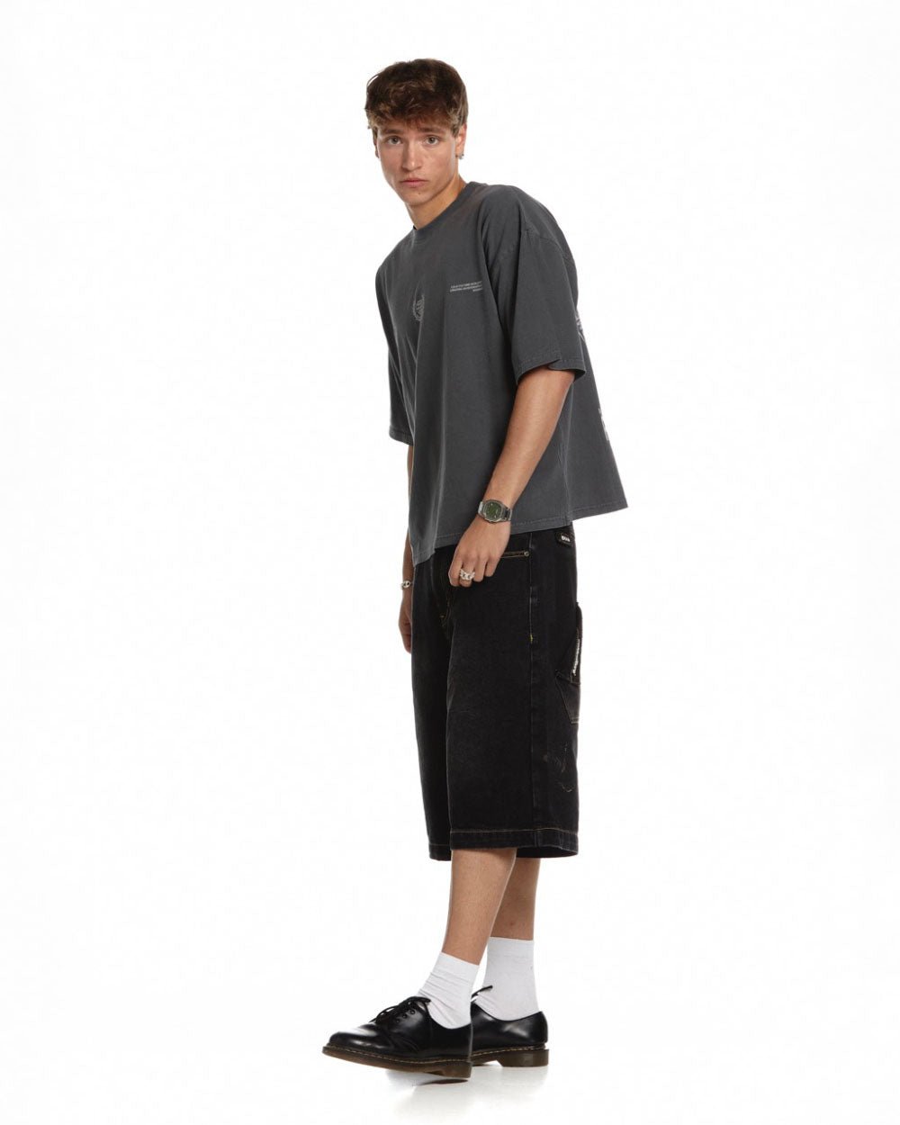 LAUREL WORLD TEE DUST GREY - COLD CULTURE