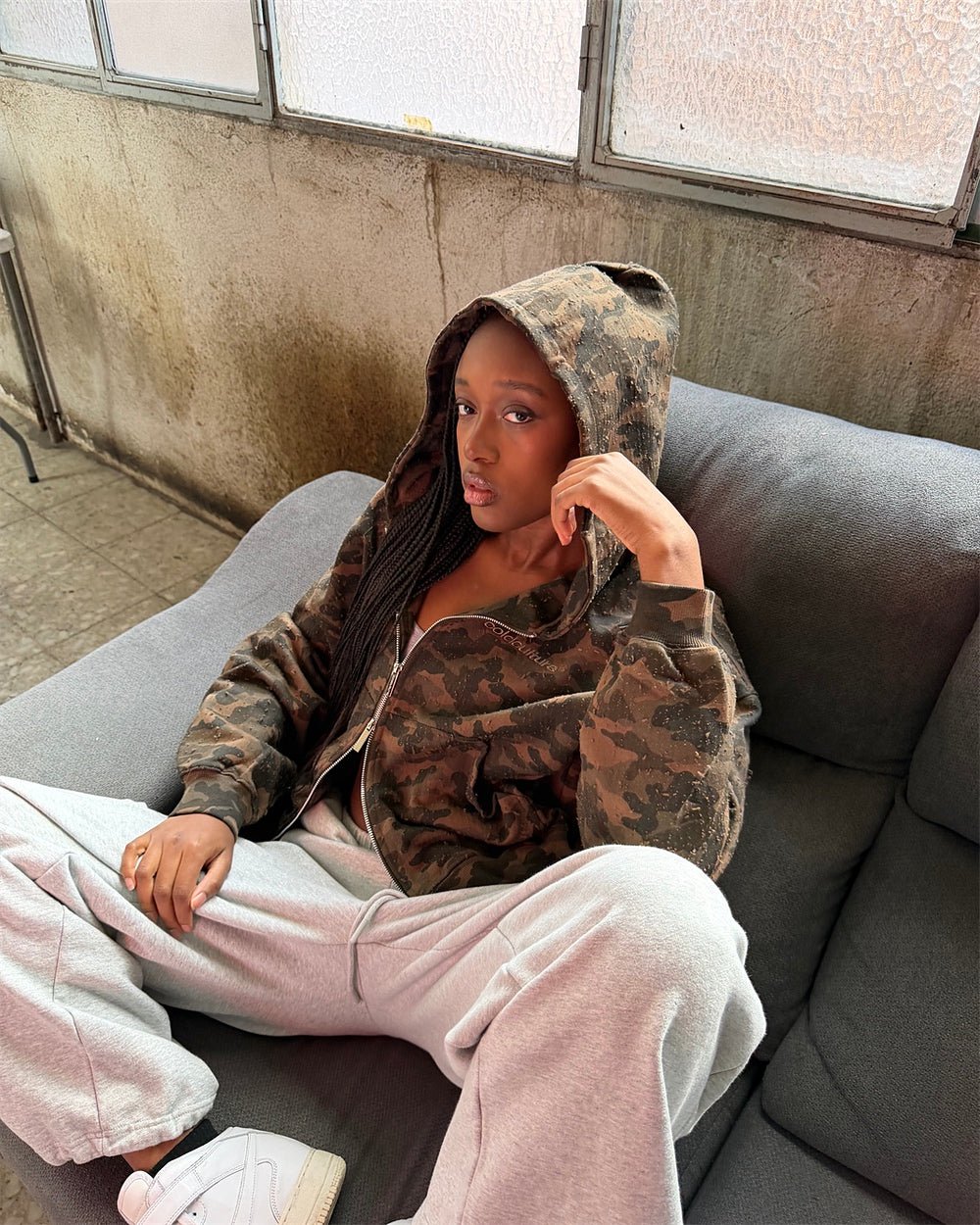 LEAD ZIP HOODIE CAMO - Cold Culture