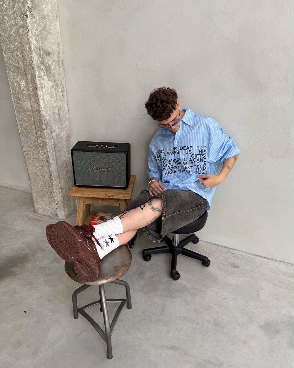 LEGACY SHIRT BLUE - COLD CULTURE