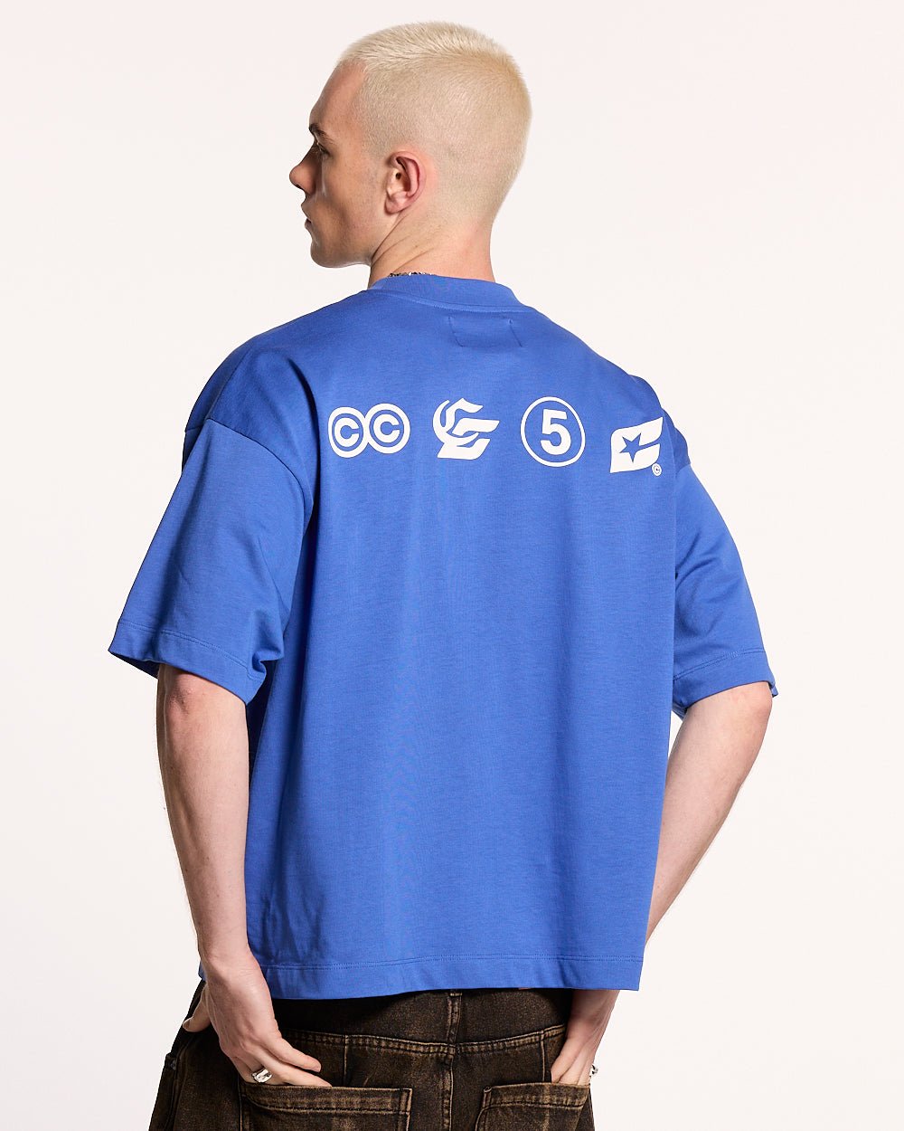 LET'S BOUNCE TEE BLUE - COLD CULTURE