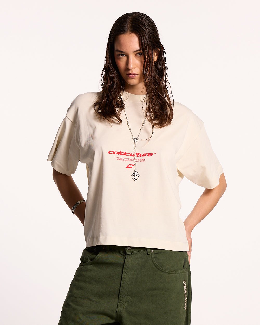 LET'S BOUNCE TEE WHITE - COLD CULTURE