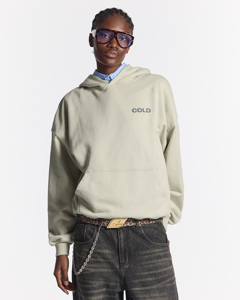 LIBERTY HOODIE PALE GREY - COLD CULTURE #woman