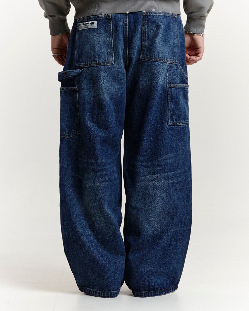 LIBERTY V1 DOUBLE KNEE PANTS FADED BLUE - COLD CULTURE