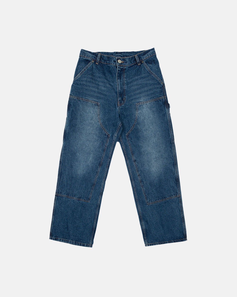 LIBERTY V1 DOUBLE KNEE PANTS FADED BLUE - COLD CULTURE