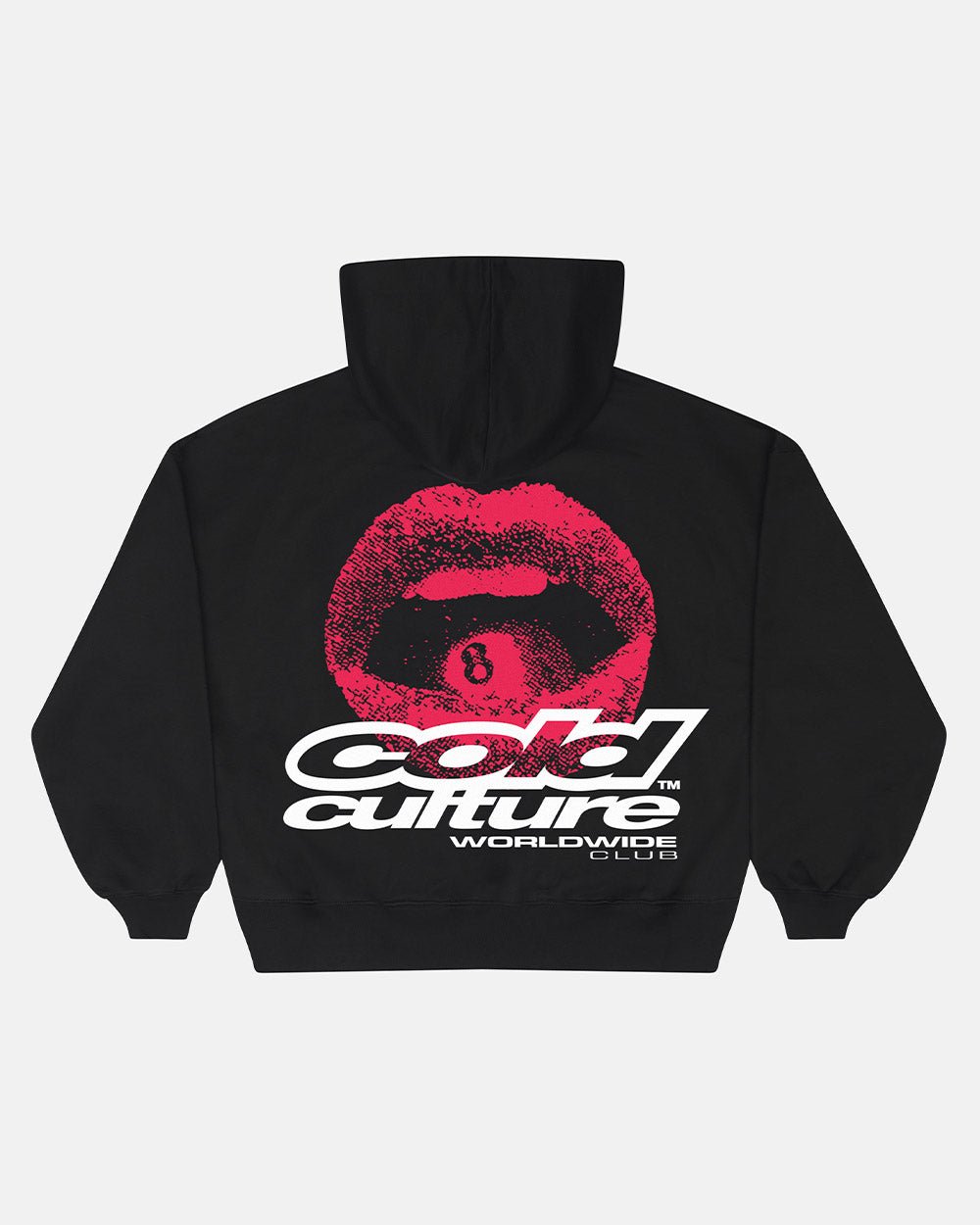LIP COMBO HOODIE BLACK - COLD CULTURE