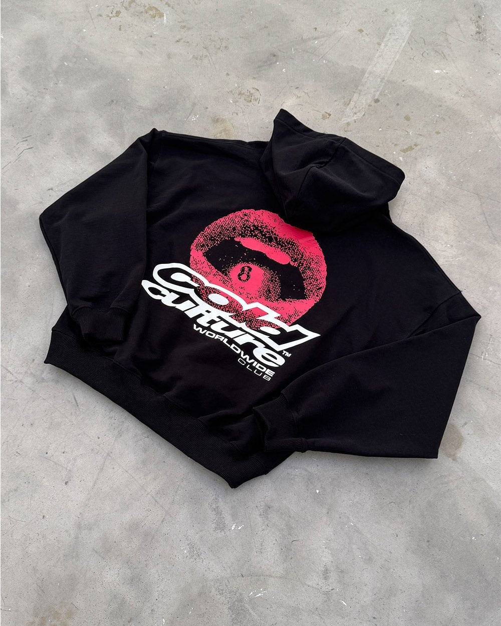 LIP COMBO HOODIE BLACK - COLD CULTURE