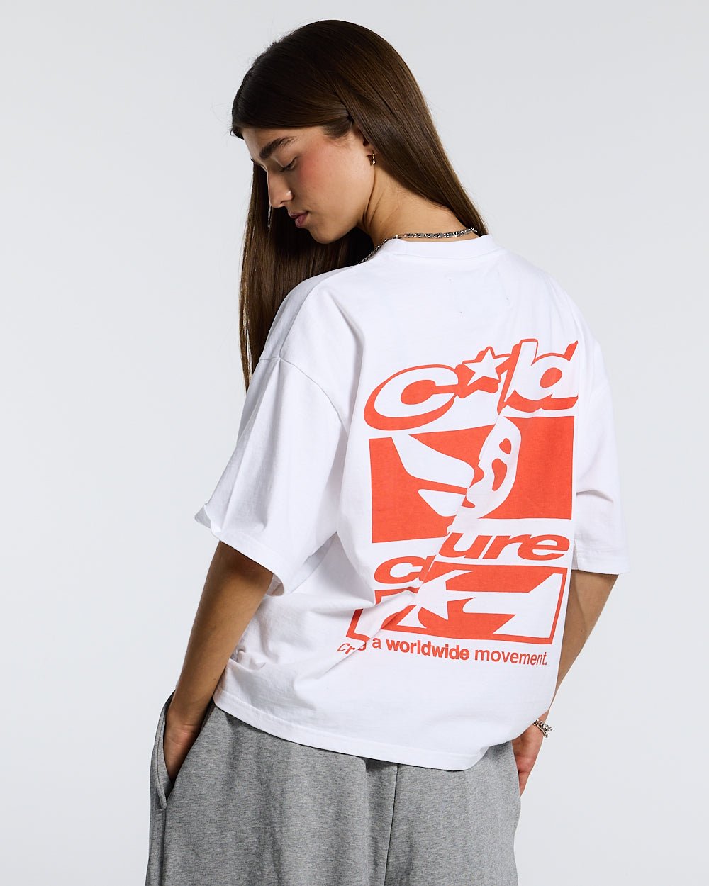 LOCKER TEE WHITE - COLD CULTURE #woman