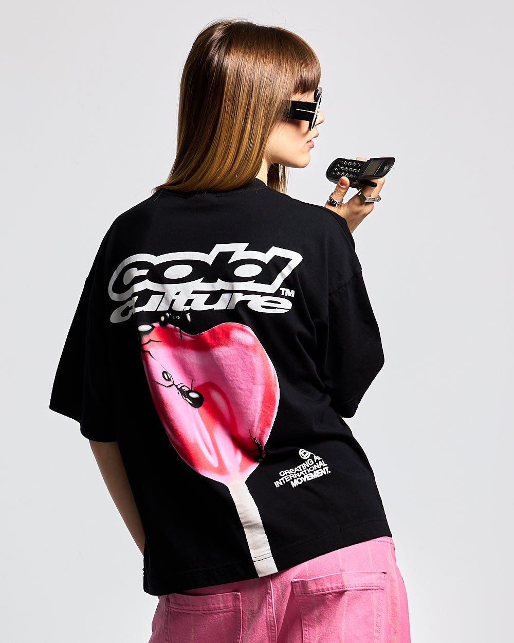 LOLLIPOP TEE BLACK - COLD CULTURE