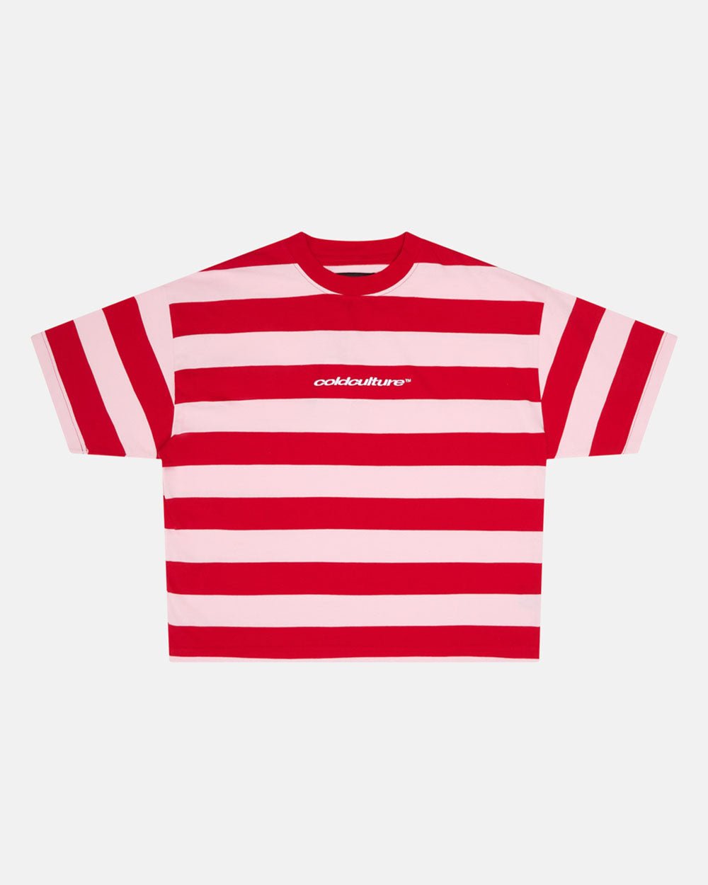 LOLLY ICE TEE PINK AND RED STRIPES - COLD CULTURE