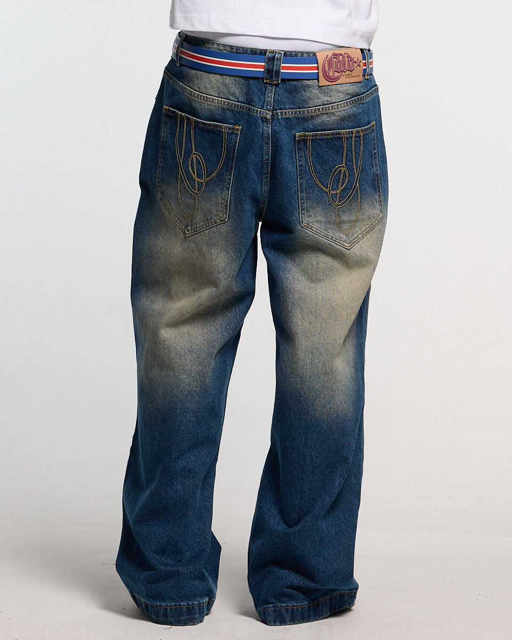 WIBBLE SCRIPT V3 PANTS BLUE