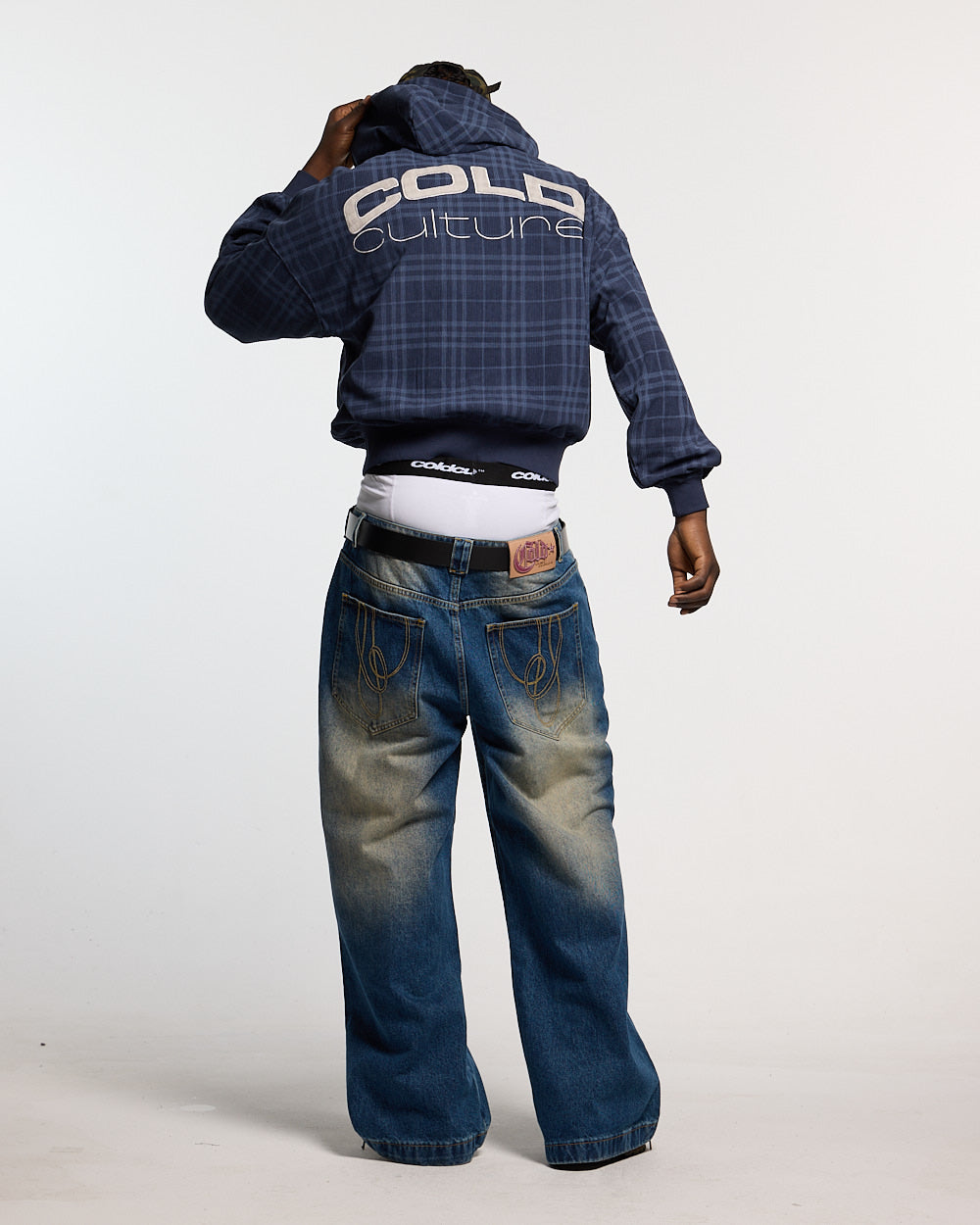 POSH ZIP HOODIE NAVY