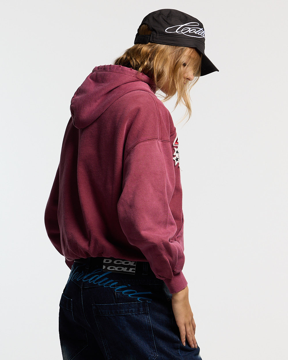 WALKER HOODIE BURGUNDY