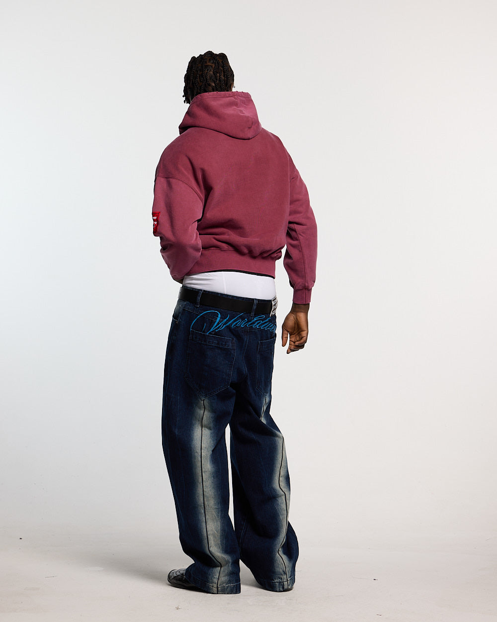 WALKER HOODIE BURGUNDY