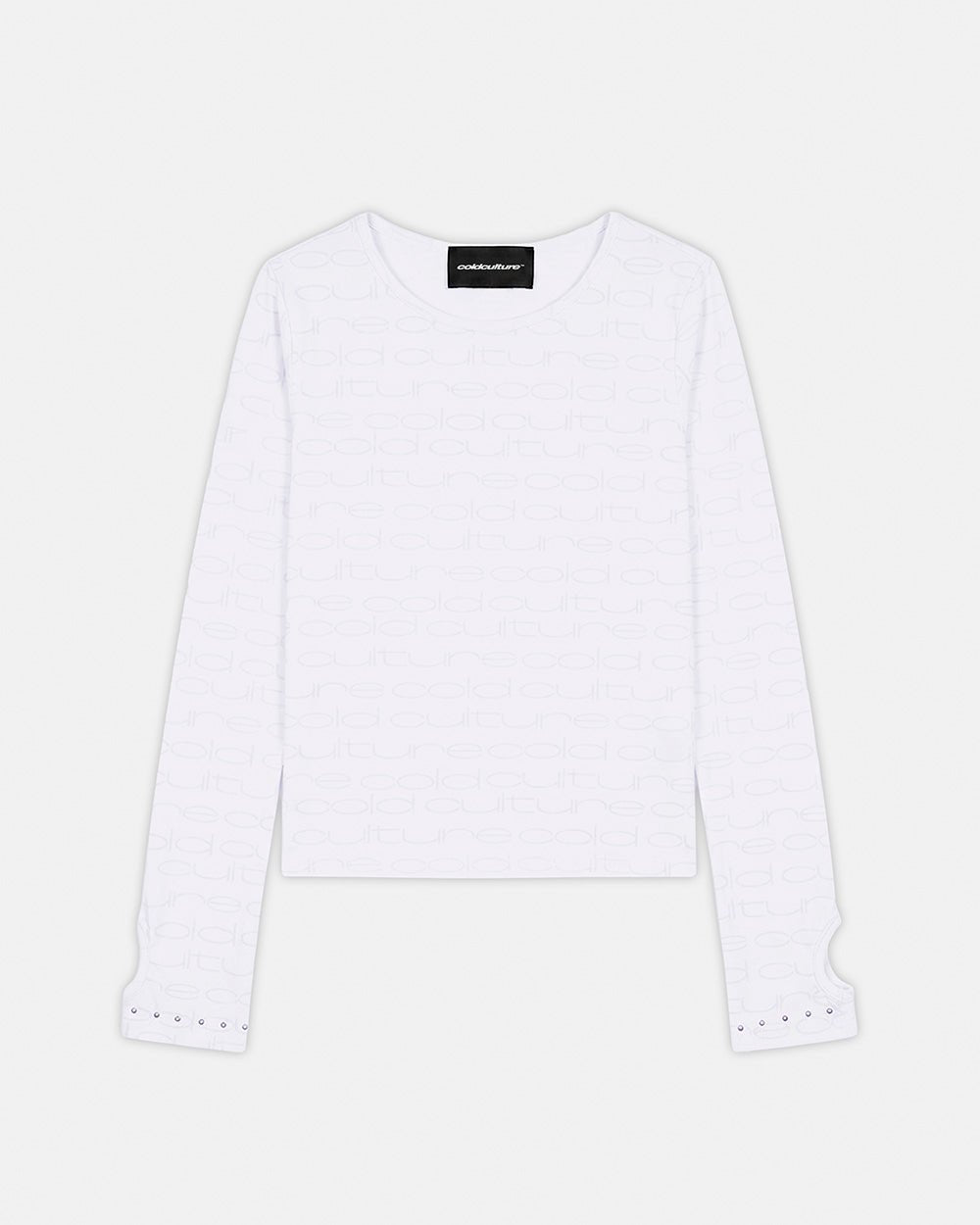 LOOPED LONGSLEEVE WOMAN OFF-WHITE - Cold Culture