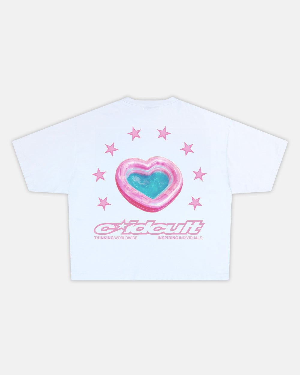 LOVERS POOL TEE WHITE - COLD CULTURE