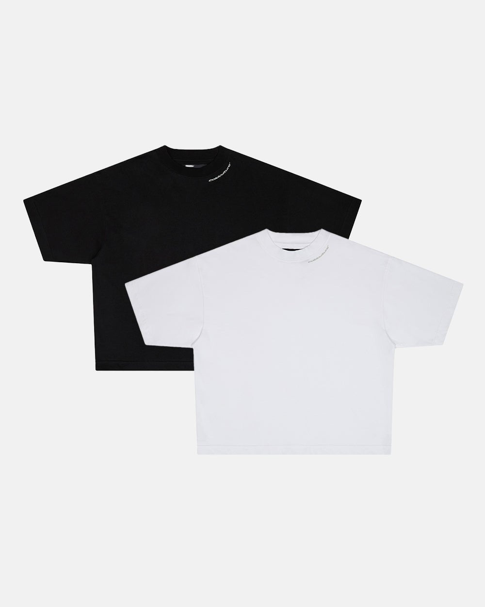 LOW KEY BASIC TEE 2 PACK WHITE & BLACK - Cold Culture