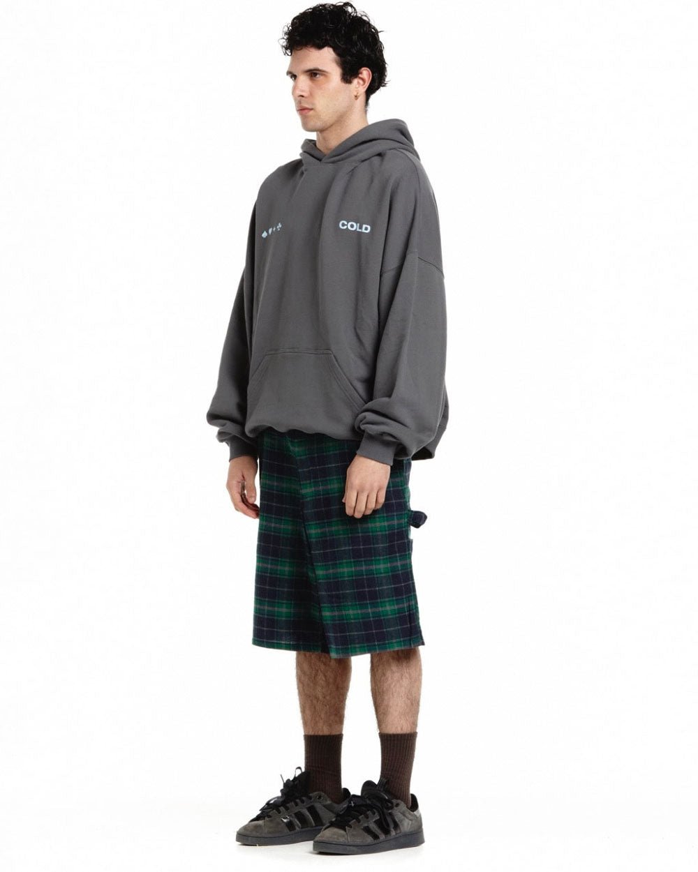 LUCKY TOUCH HOODIE GRAPHITE GREY - COLD CULTURE #man
