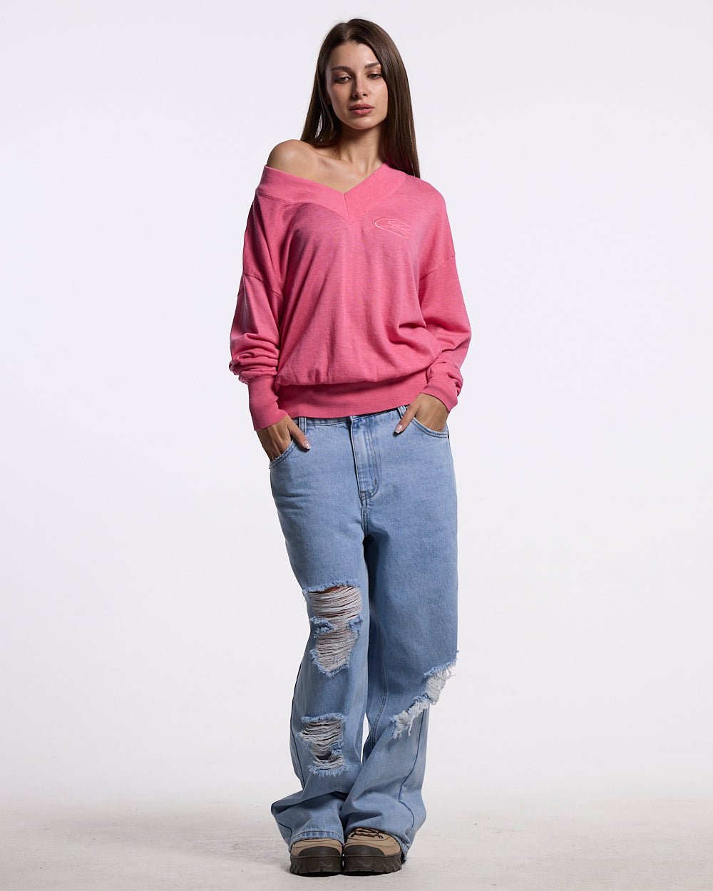 LULL KNIT WOMAN PINK - Cold Culture