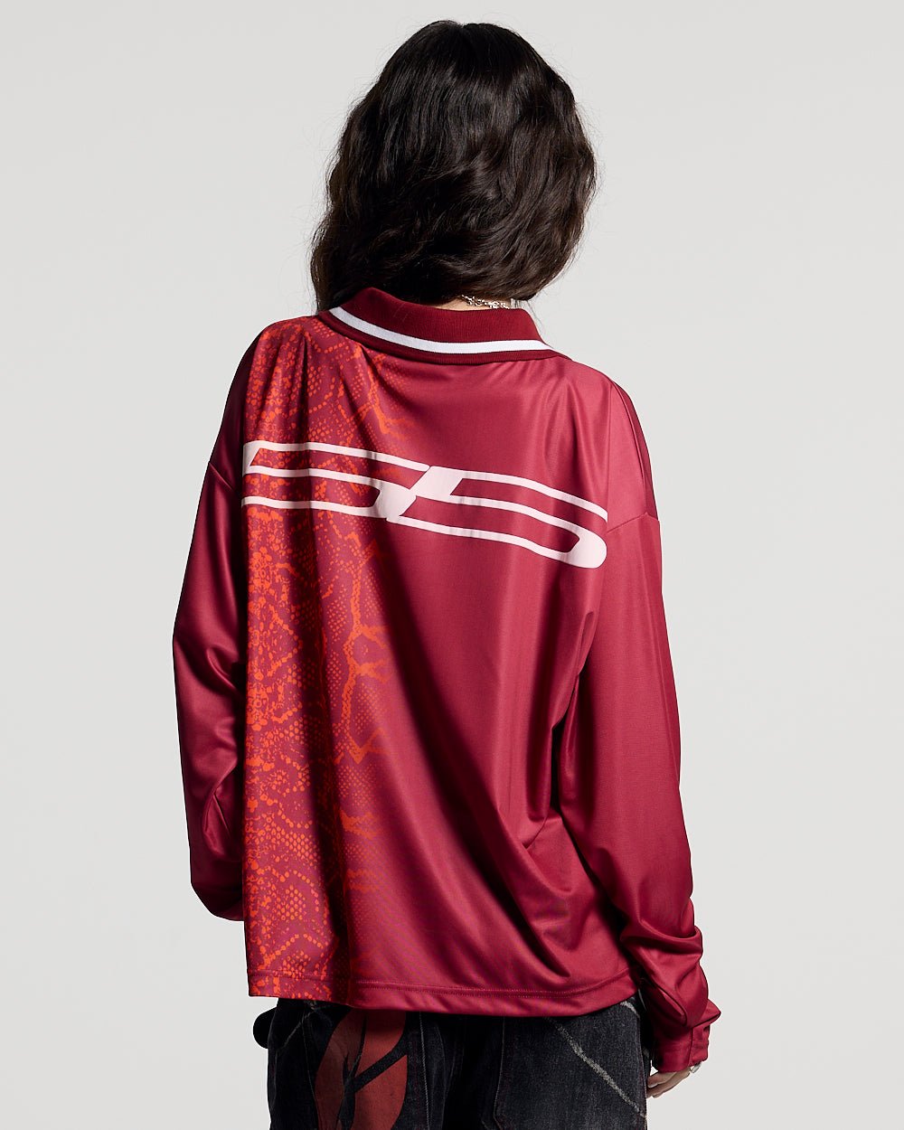 MAMBA SNAKE LONGSLEEVE POLO RED - Cold Culture