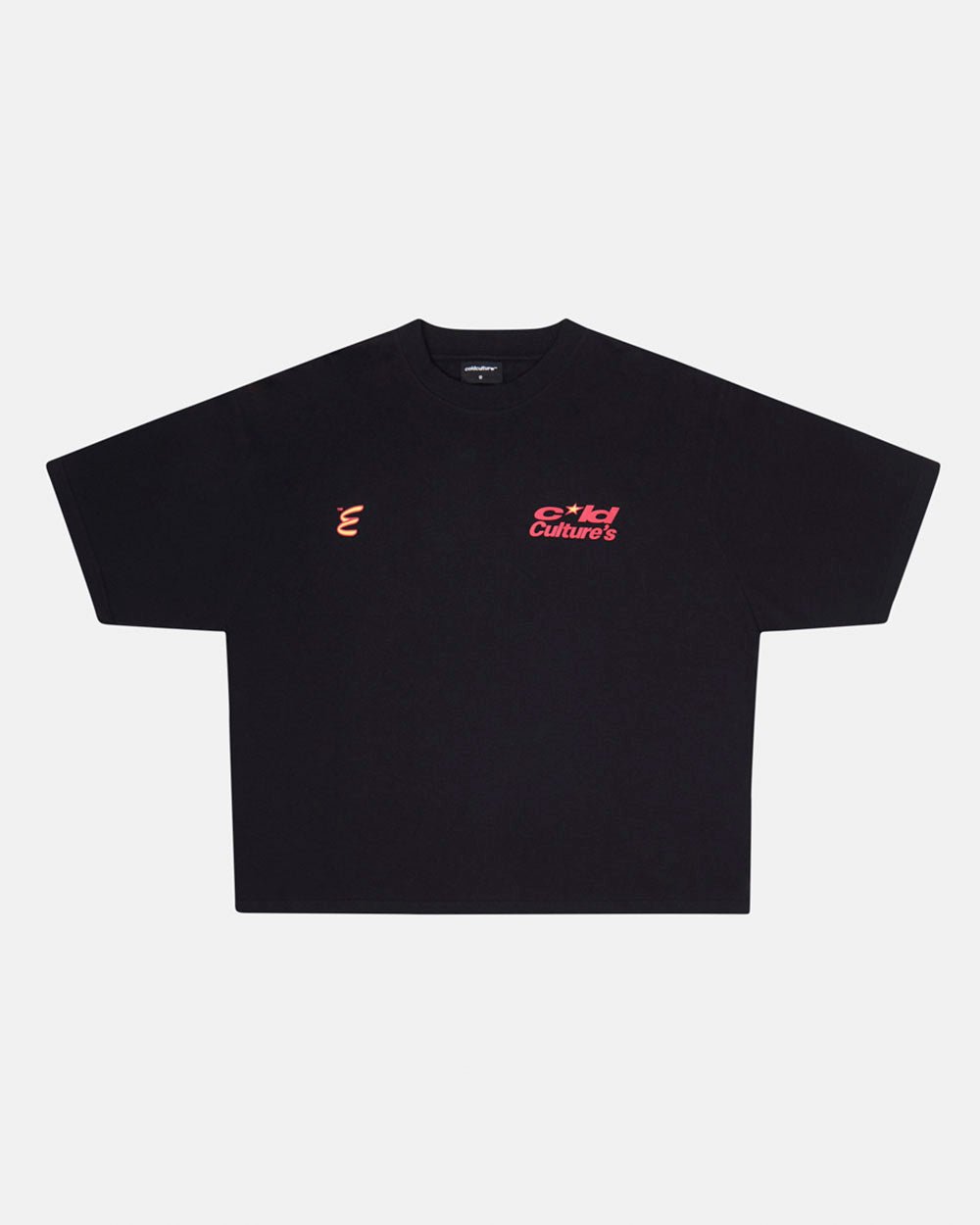 MCOLD MENU TEE BLACK - COLD CULTURE