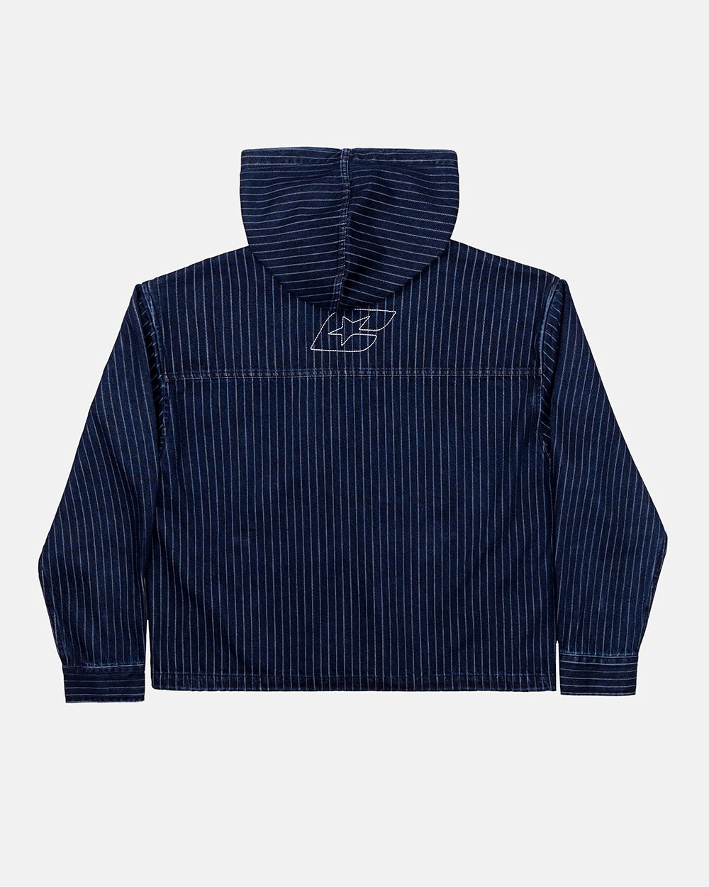 MEMPHIS HOODED SHIRT BLUE DENIM - Cold Culture
